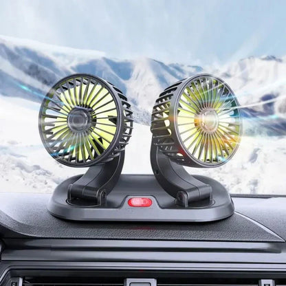 Double Headed Vehicle Fan (CIC922)